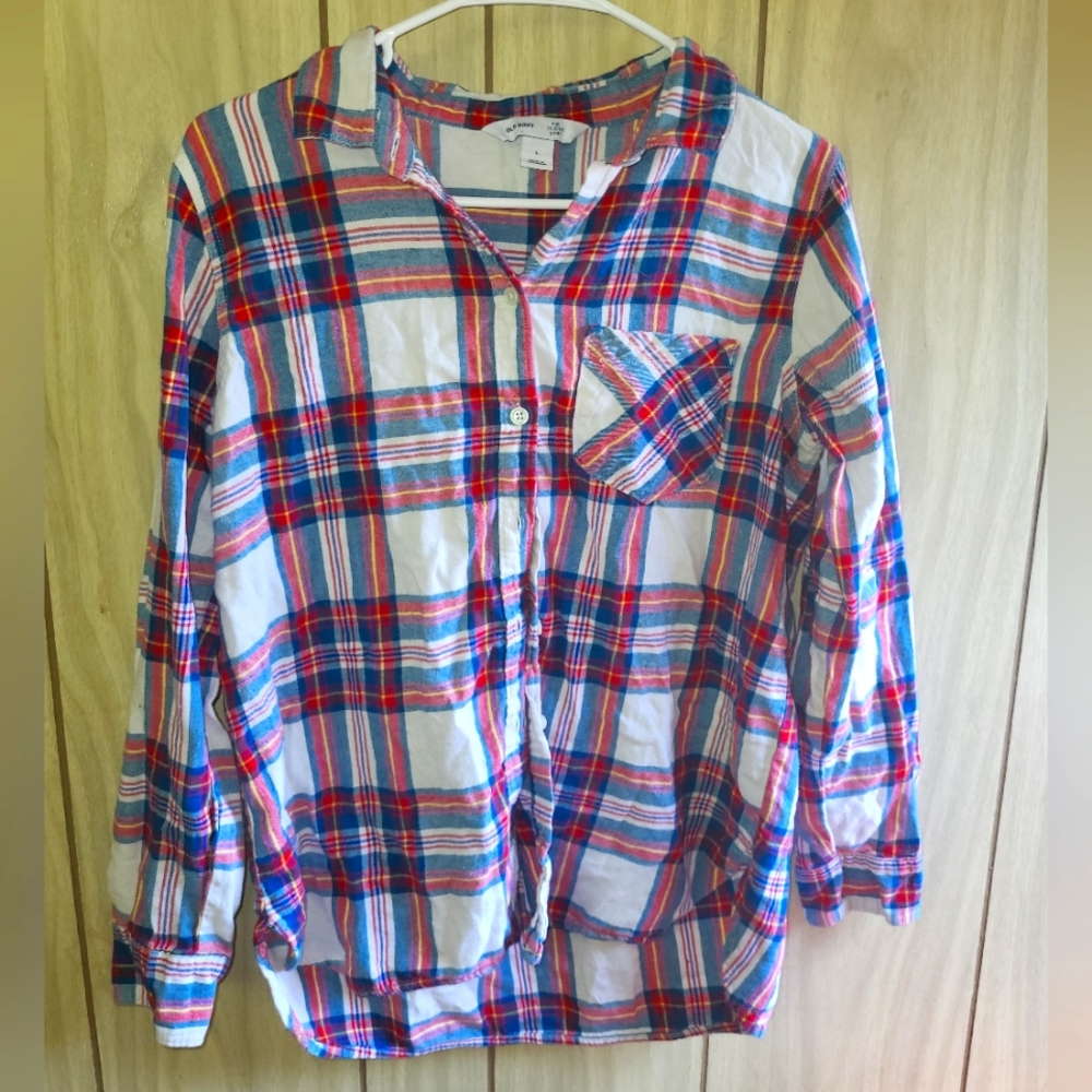 Womens Multi Color Flannel
